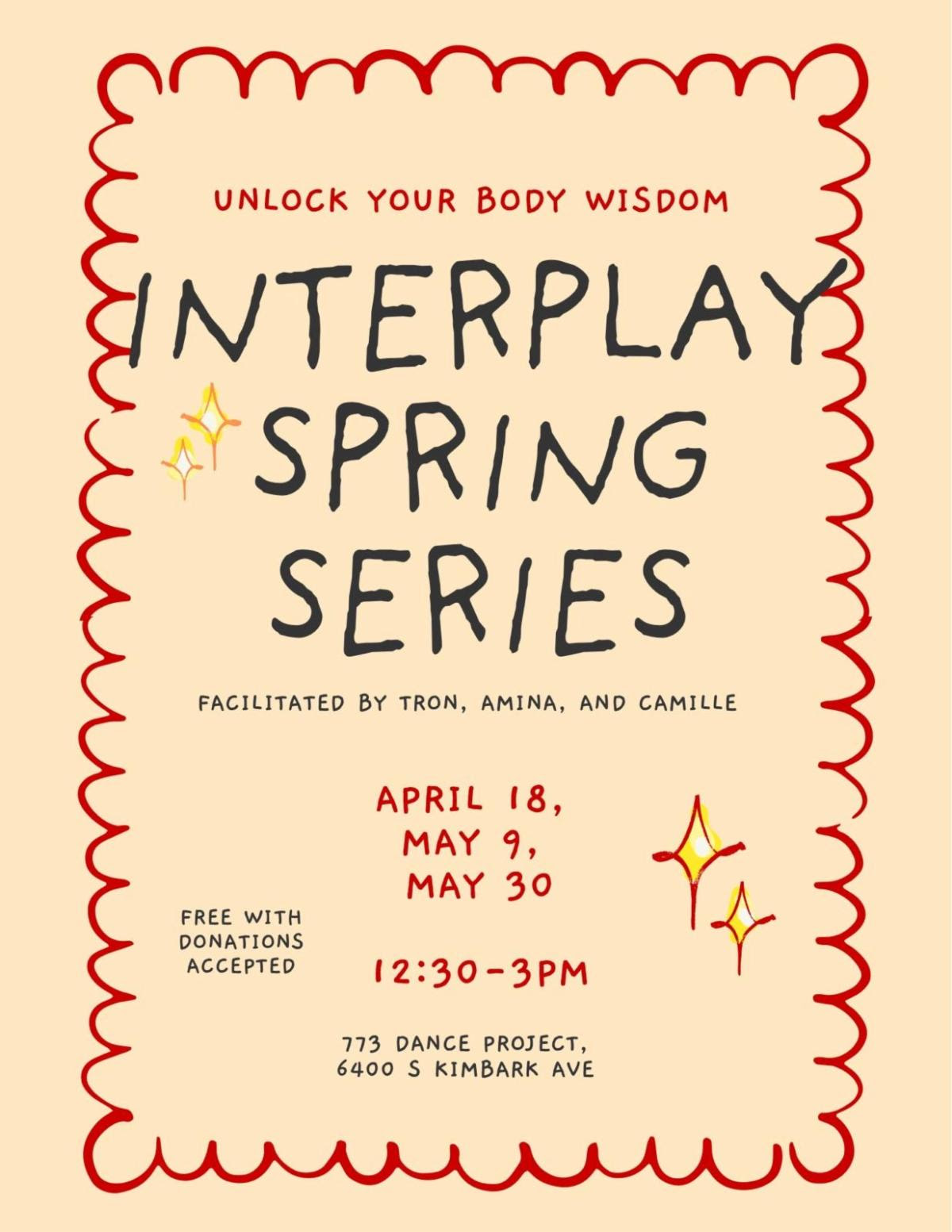 Spring Series flyer Spring Series flyer